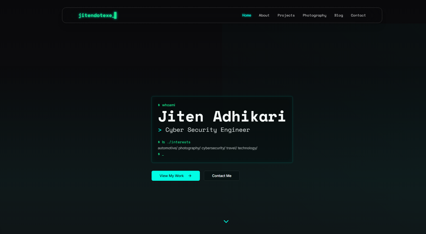 Portfolio Website Preview